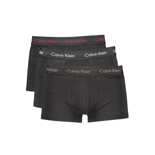 Calvin Klein Schwarz Baumwolle Männer Boxer