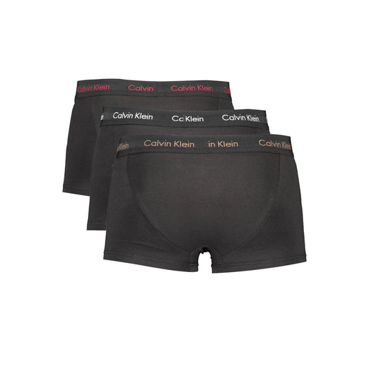 Calvin Klein Schwarz Baumwolle Männer Boxer