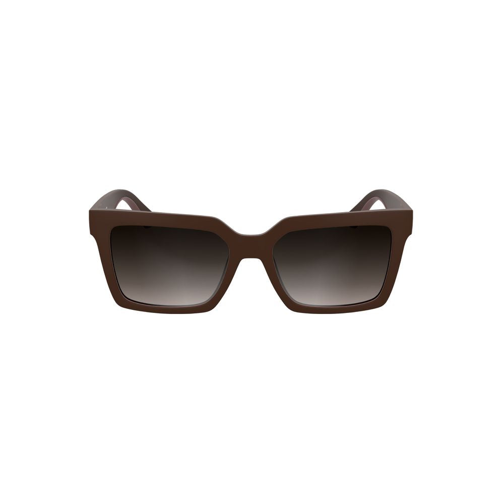 Calvin Klein Rote Sonnenbrille aus biobasiertem Stoff für Frauen