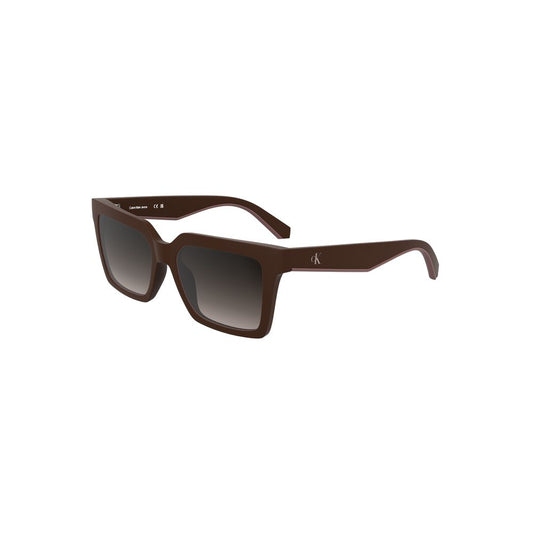 Calvin Klein Rote Sonnenbrille aus biobasiertem Stoff für Frauen