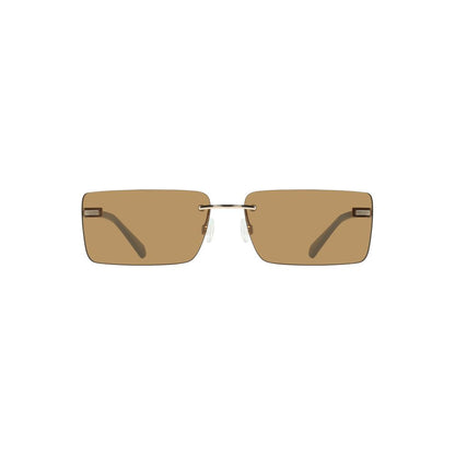 Calvin Klein Beige Metall Frauen Sonnenbrille
