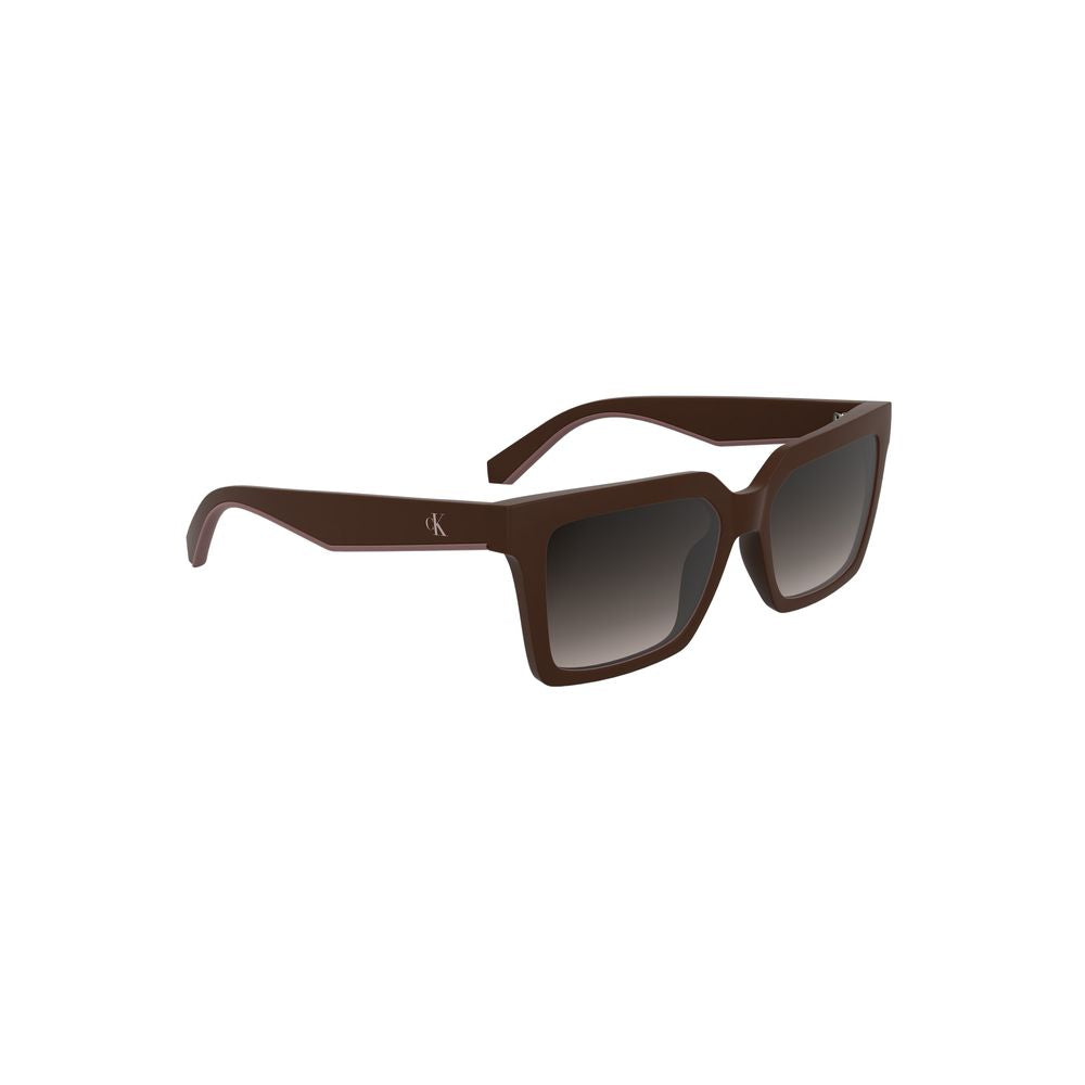 Calvin Klein Rote Sonnenbrille aus biobasiertem Stoff für Frauen