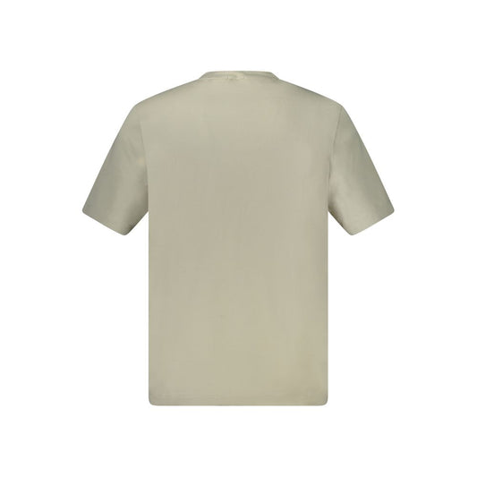 Hugo Boss Beigefarbenes T-Shirt aus Baumwolle