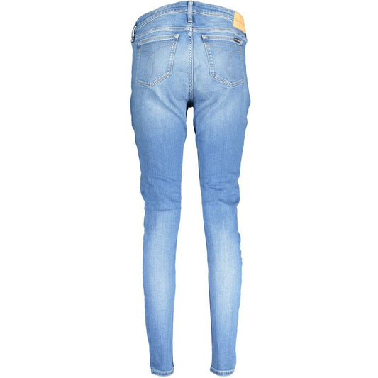 Calvin Klein Blaue Baumwolle Damenjeans