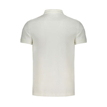 Calvin Klein Weißes Baumwoll-Poloshirt