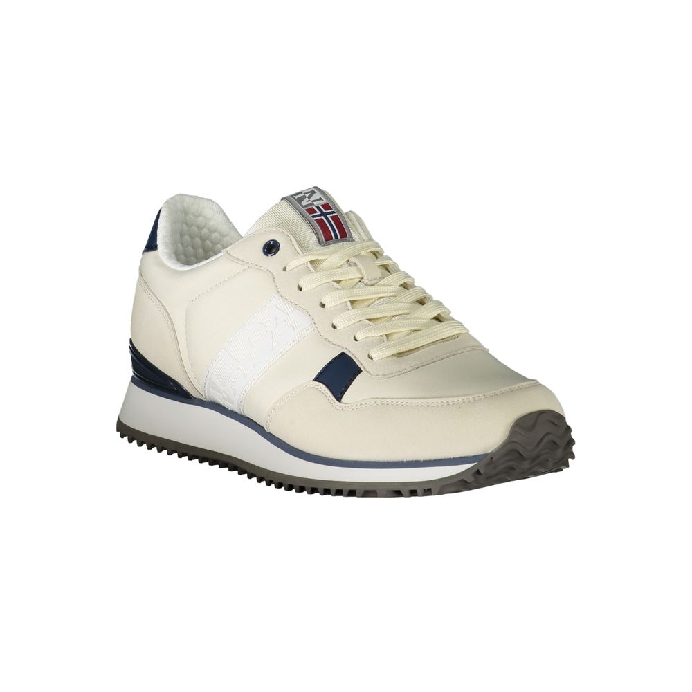 Napapijri White Polyester Athletic Sneakers