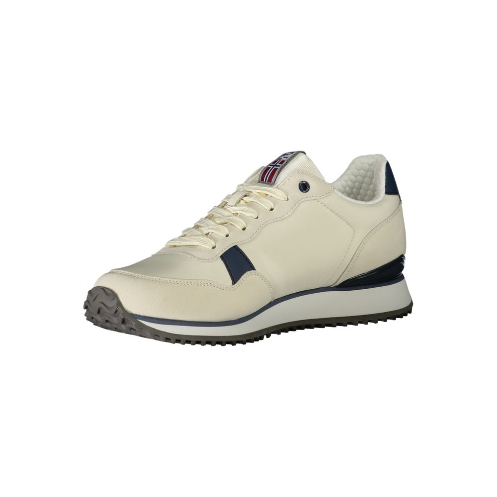 Napapijri White Polyester Athletic Sneakers