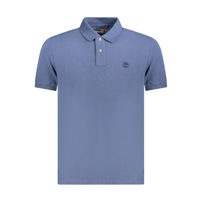 Timberland Blu Cotton Men Polo