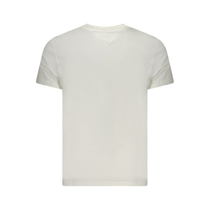 Tommy Hilfiger Weißes Baumwolle Männer T-Shirt