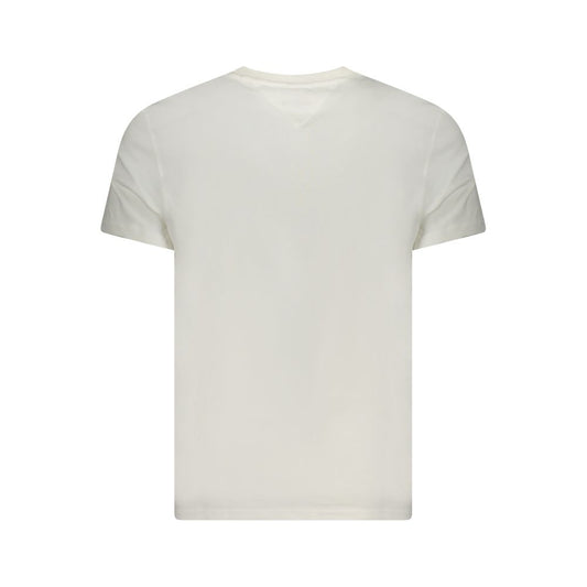 Tommy Hilfiger Weißes Baumwolle Männer T-Shirt