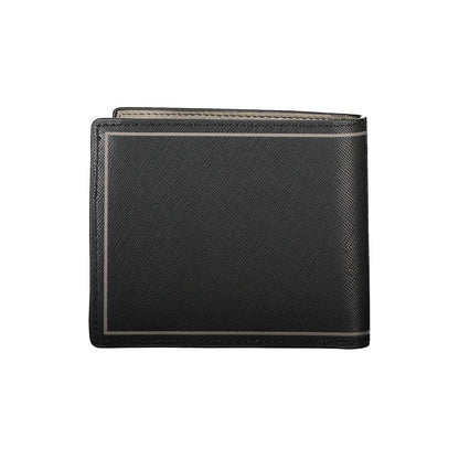 Tommy Hilfiger Schwarzes Leder Portemonnaie