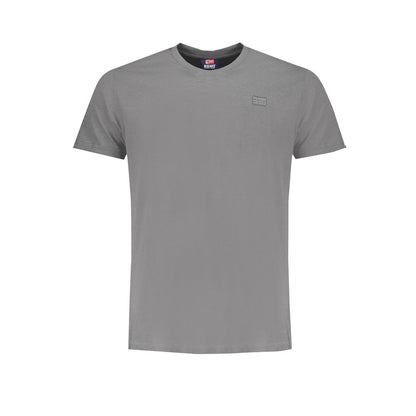 Norway 1963 Braunes Baumwoll-T-Shirt für Männer