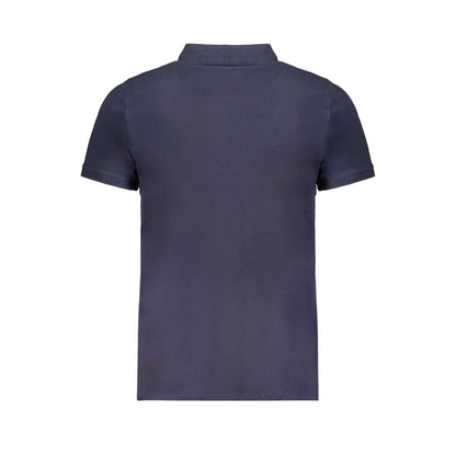 Norway 1963 Blaues Baumwoll-Poloshirt