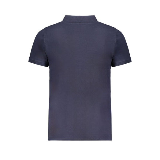 Norway 1963 Blaues Baumwoll-Poloshirt