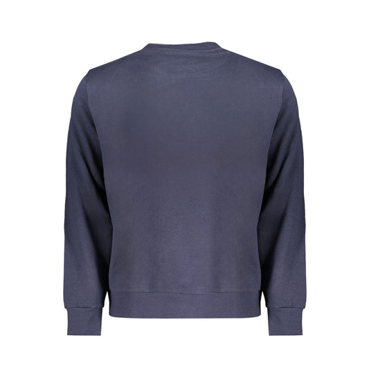 North Sails Blue Cotton Men Sweatshirt