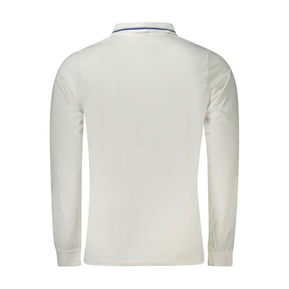 Norway 1963 Weißes Baumwoll-Poloshirt für Männer