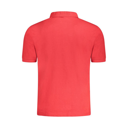 North Sails Red Cotton Men Polo
