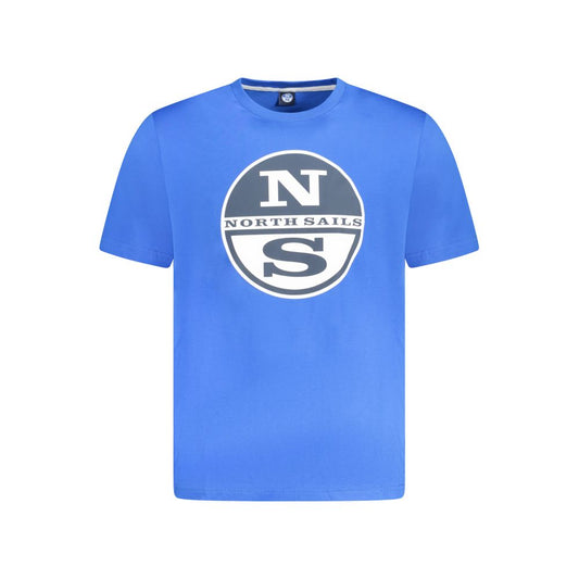 North Sails Blue Cotton Men's T-Shirt