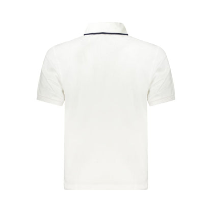 North Sails White Cotton Men Polo-Shirt