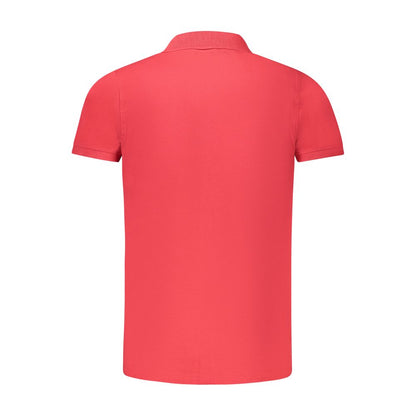 Norway 1963 Rotes Baumwoll-Poloshirt