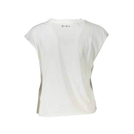 Desigual Weißes Baumwoll-Top für Frauen