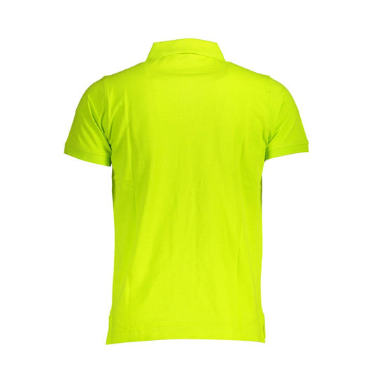 Norway 1963 Gelbes Baumwoll-Poloshirt für Männer