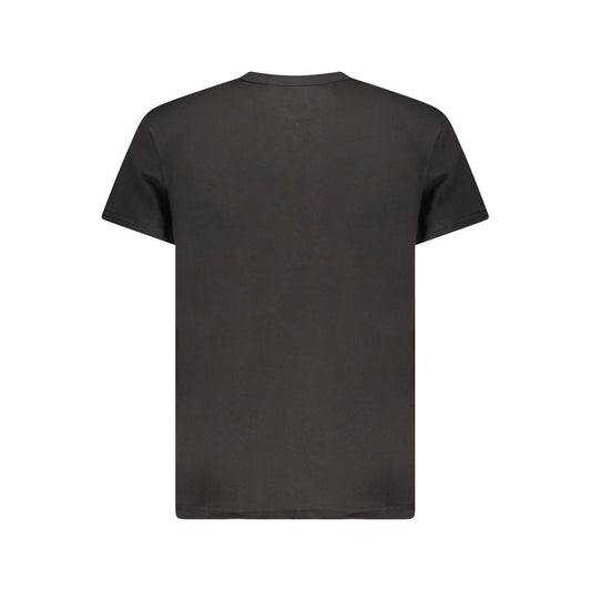 Tommy Hilfiger Schwarzes Baumwolle Männer T-Shirt