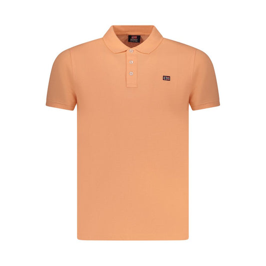 Norway 1963 Rosa Baumwoll-Poloshirt für Männer