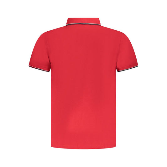 Norway 1963 Rotes Baumwoll-Poloshirt