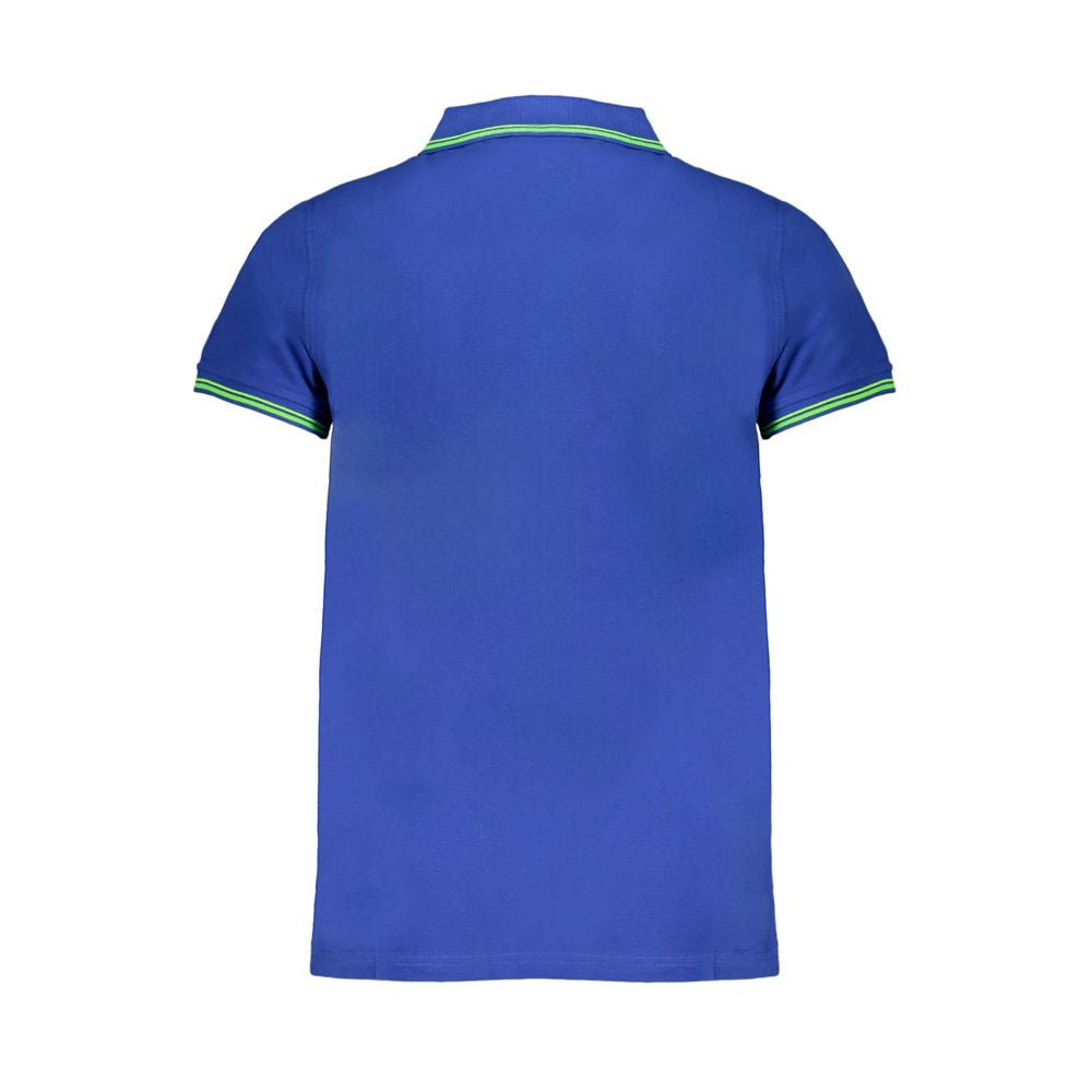 Norway 1963 Blaues Baumwoll-Poloshirt