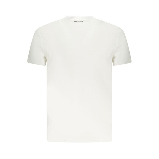 Trussardi White Cotton Men T-Shirt