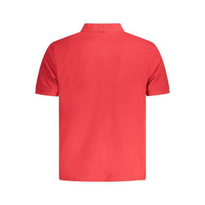 North Sails Red Cotton Men Polo