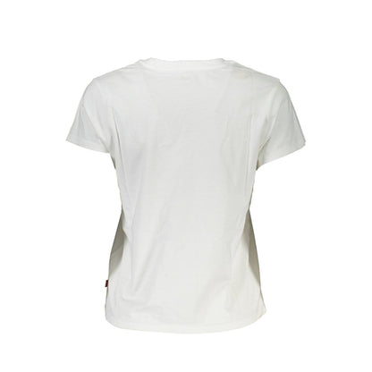 Levi's Weißes T-Shirt aus Baumwolle für Frauen