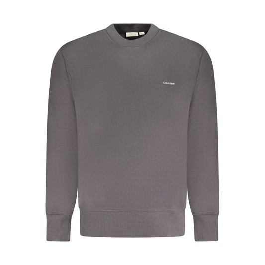 Calvin Klein Schwarzer Baumwollpullover für Männer