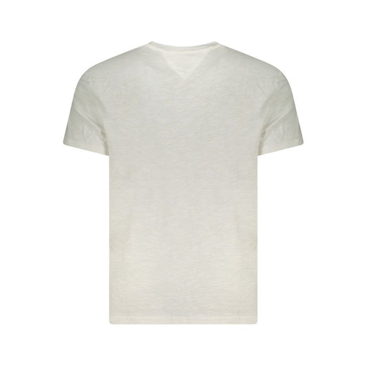 Tommy Hilfiger Weißes Baumwolle Männer T-Shirt