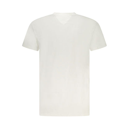 Tommy Hilfiger Weißes Baumwolle Männer T-Shirt