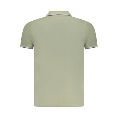 Norway 1963 Grünes Baumwoll-Poloshirt für Männer