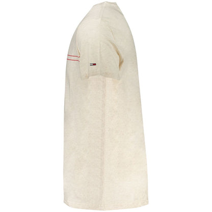 Tommy Hilfiger Beige Baumwolle Männer T-Shirt