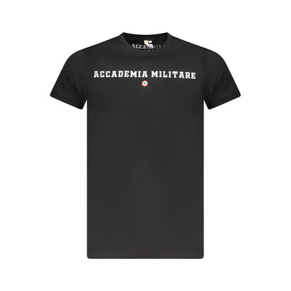 Accademia Militare Nero Cotton Men T-Shirt