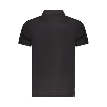 Accademia Militare Black Cotton Men's Polo Shirt