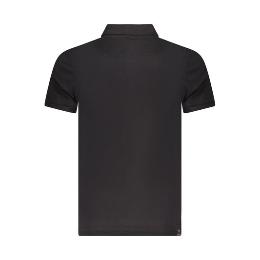Accademia Militare Black Cotton Men's Polo Shirt