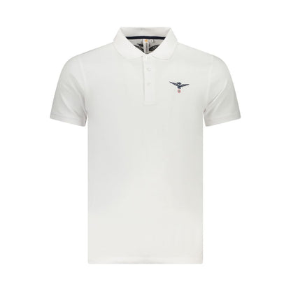 Accademia Militare White Cotton Mens Polo Shirt