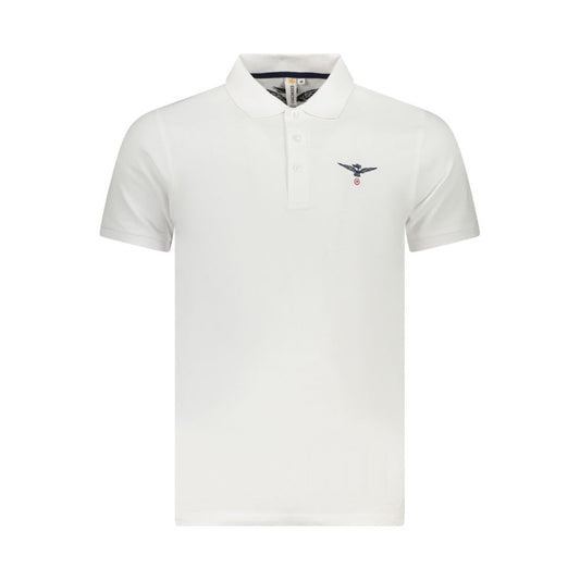 Accademia Militare White Cotton Mens Polo Shirt
