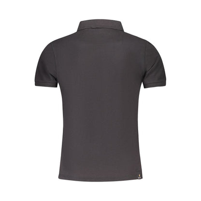 Accademia Militare Nero Cotton Men Polo