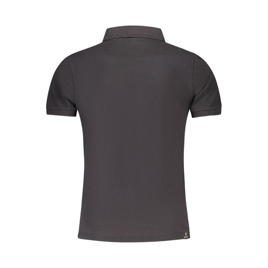Accademia Militare Nero Cotton Men Polo