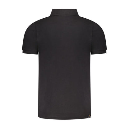 Accademia Militare Black Cotton Men Polo-Shirt