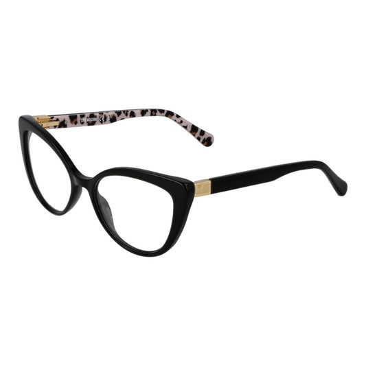 Love Moschino Schwarze Acetat-Brillengestelle
