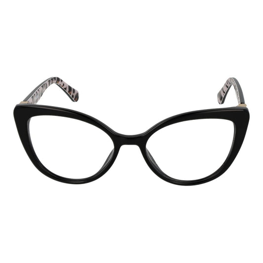 Love Moschino Schwarze Acetat-Brillengestelle