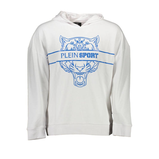Plein Sport White Cotton Men's Sweater