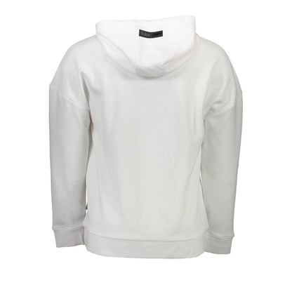 Plein Sport White Cotton Men's Hooded Sweatshirt